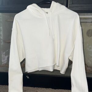 Gildan Women's White Hoodie